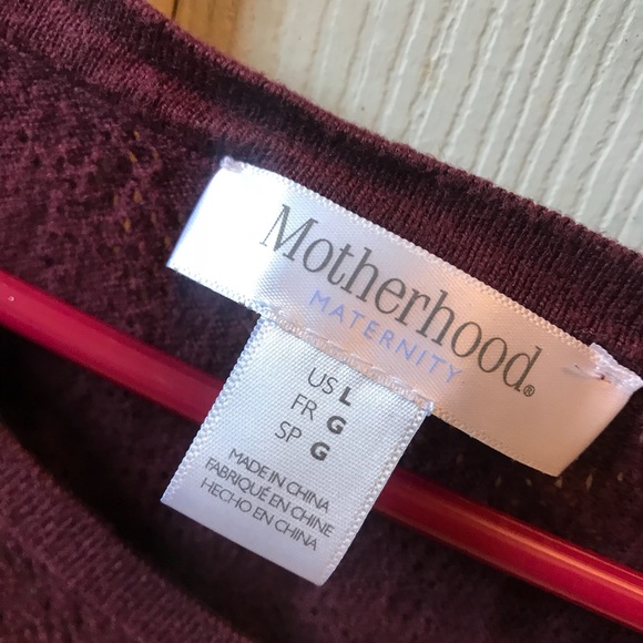 Motherhood maternity sweater shirt  size Large - Picture 2 of 4